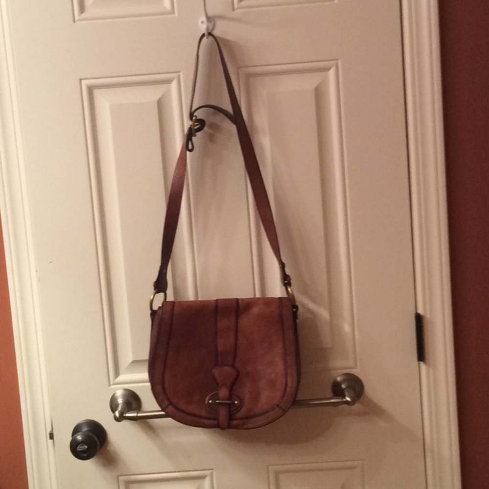 Crossbody leather purse